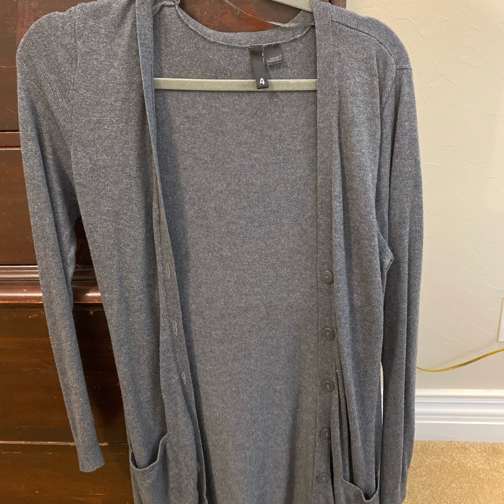 Gray Cardigan